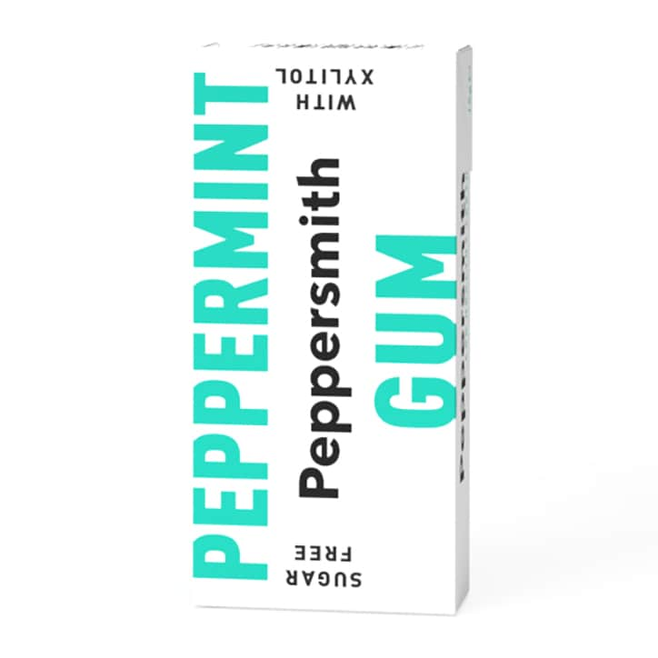 Peppersmith Sugar Free Peppermint Chewing Gum 15g